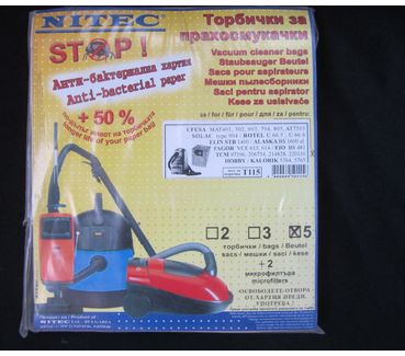 Vacuum cleaner bags NITEC T115