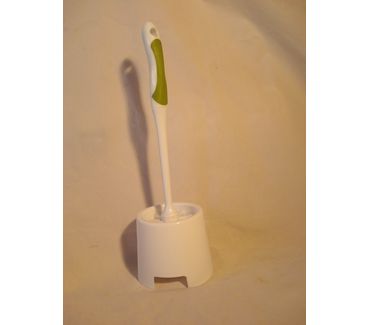 Toilet brush with stand