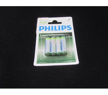 Philips Longlife-Batterien R03 AAA 4 St&uuml;ck / Pack